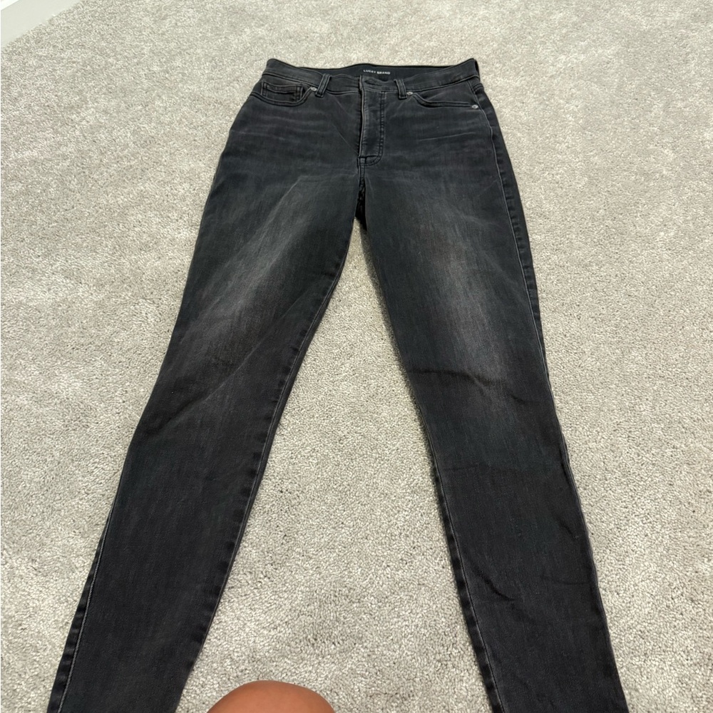 Lucky Brand Women's Dark Gray Skinny Jeans